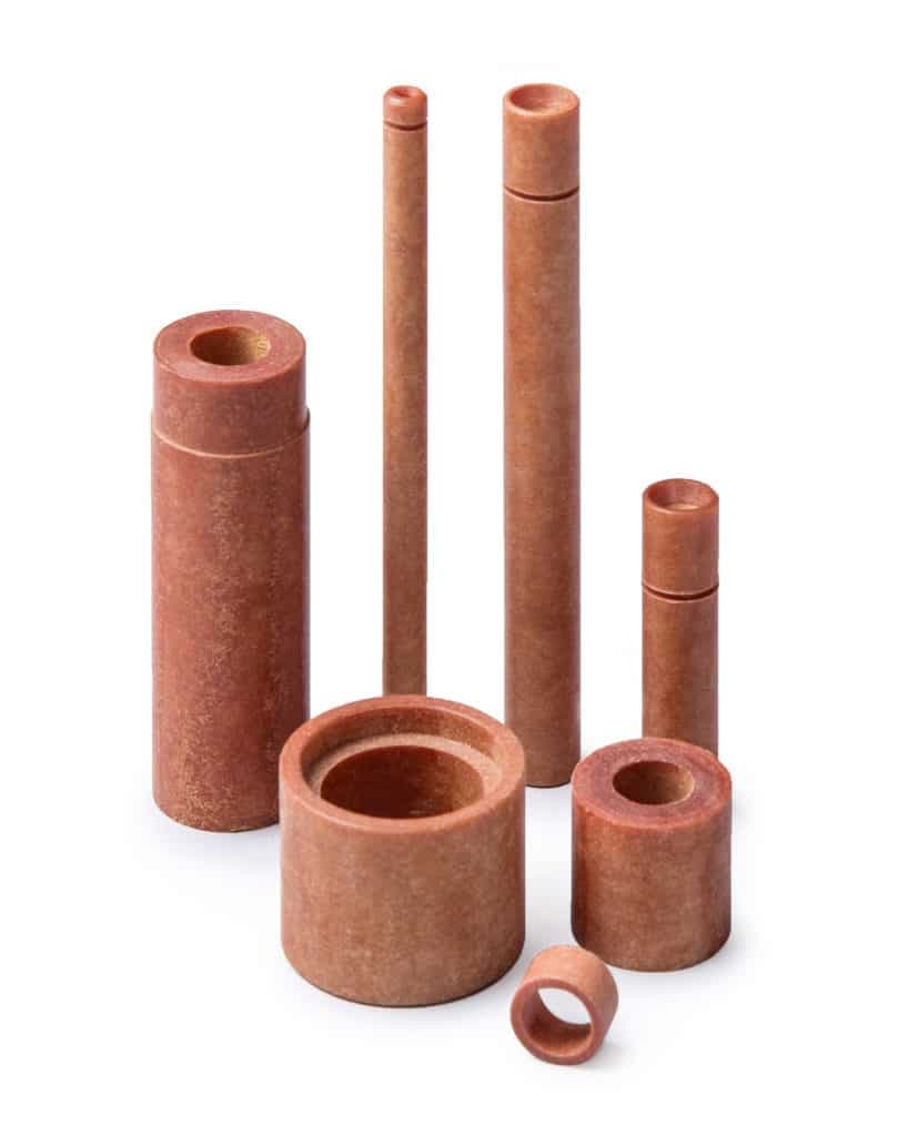 Group of small paper phenolic spacers